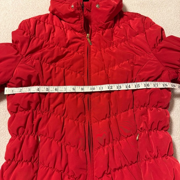 INC International Concepts Red Puffer Jacket Winter Coat - Picture 4 of 7